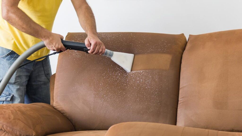 limpeza de sofá